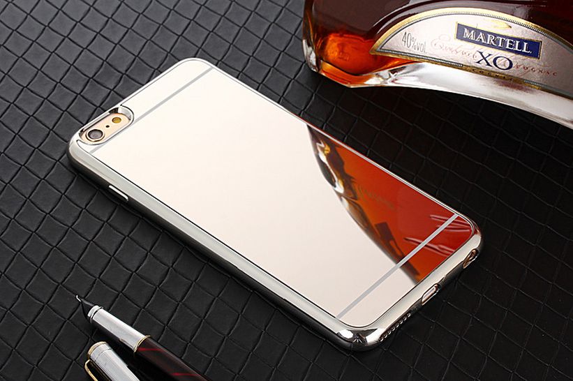 iPhone 7 MIRROR Shiny Hybrid Case (Silver)